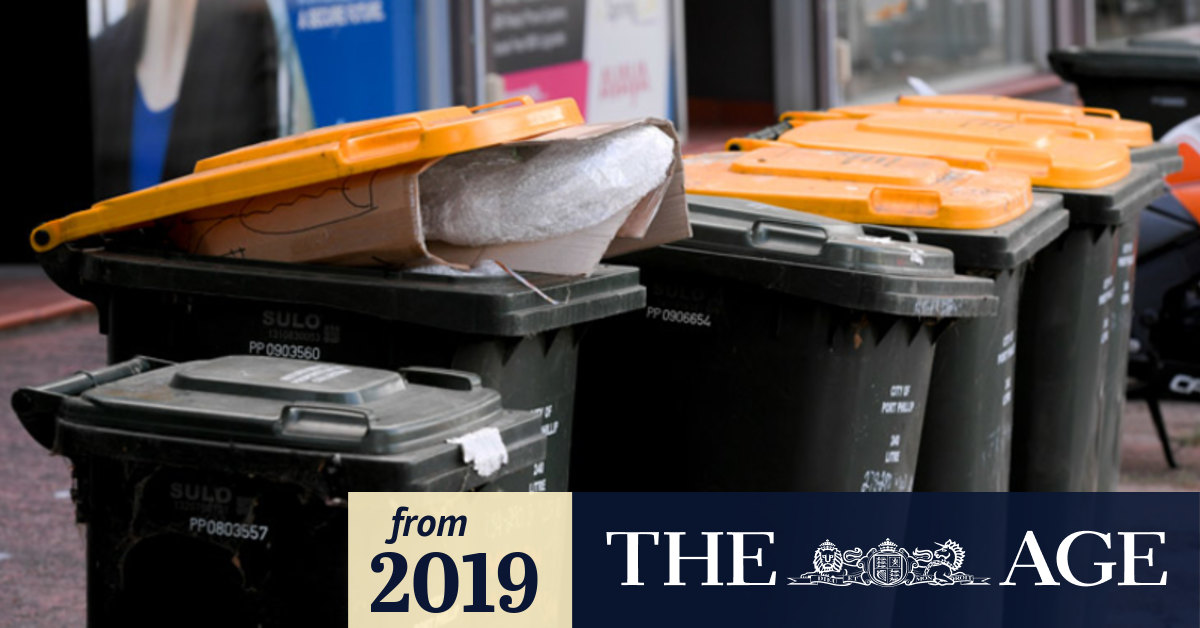 Video Melbourne councils dump recycling material into landfill